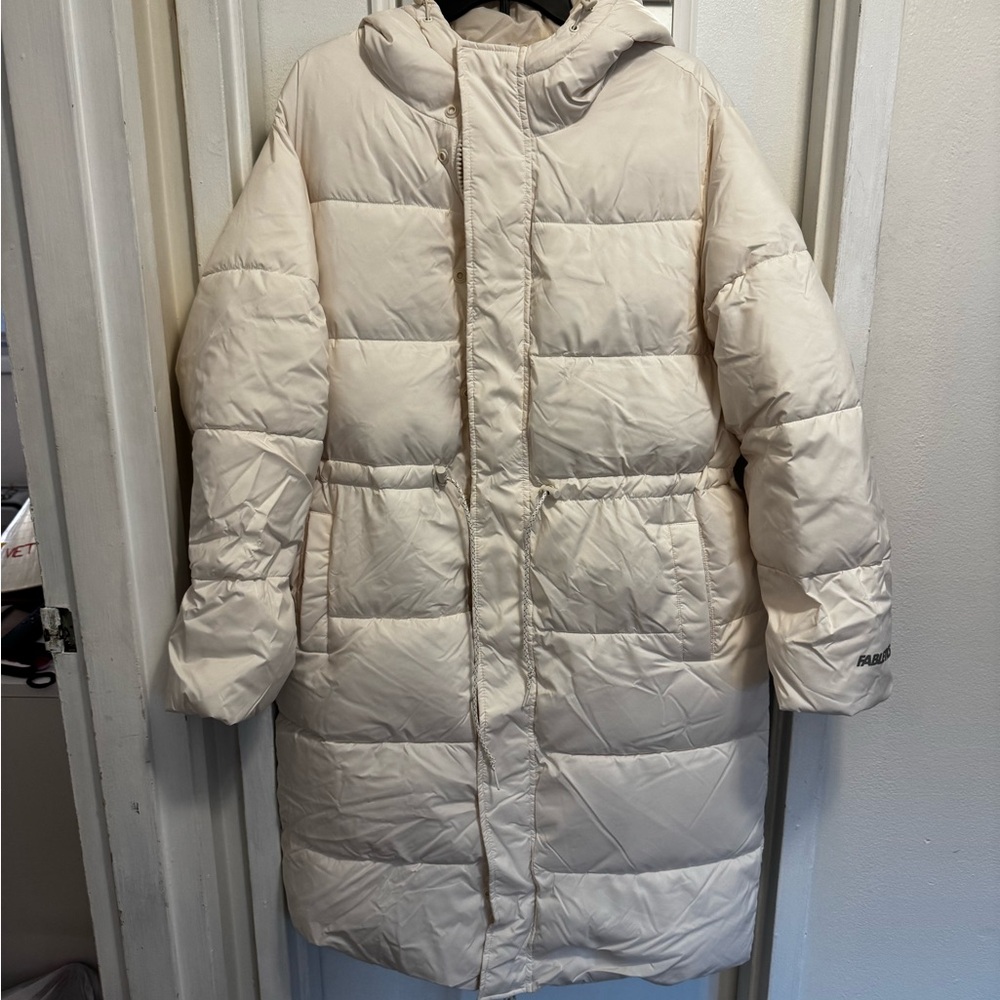 Fabletics Cream Puffer Jacket